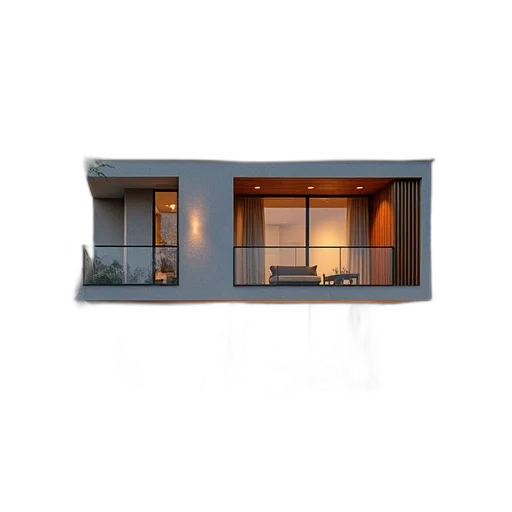 building, furniture, 3d render, photorealistic transparent PNG cut-out