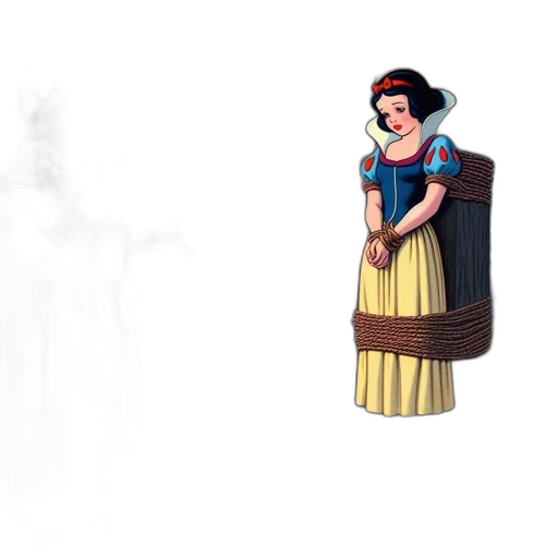 dress, jewelry, crown, staff transparent PNG cut-out