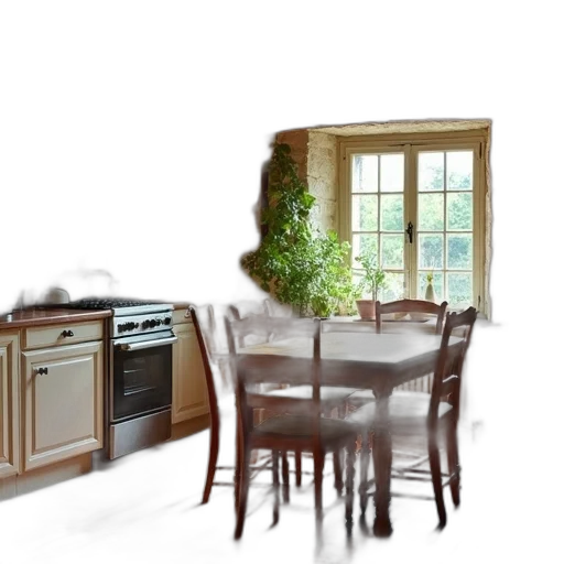 furniture, food, 3d render, photorealistic transparent PNG cut-out