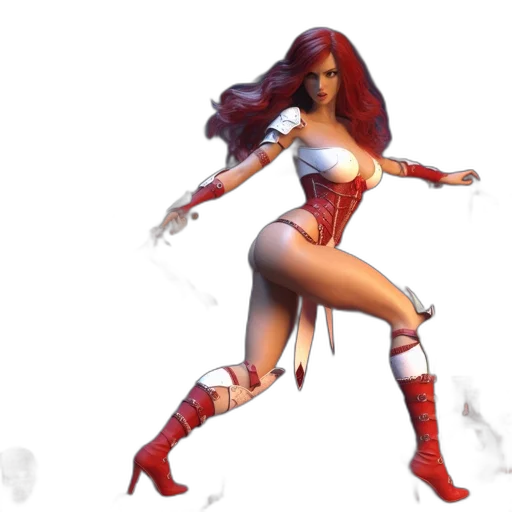 concept art, fantasy art, 3d render, comic book art transparent PNG cut-out