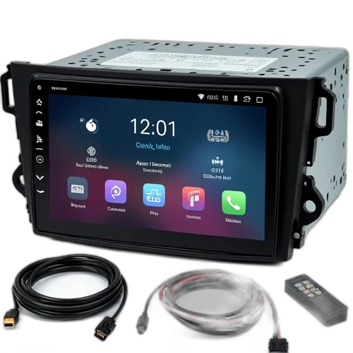 modern, car, stereo, system transparent PNG cut-out