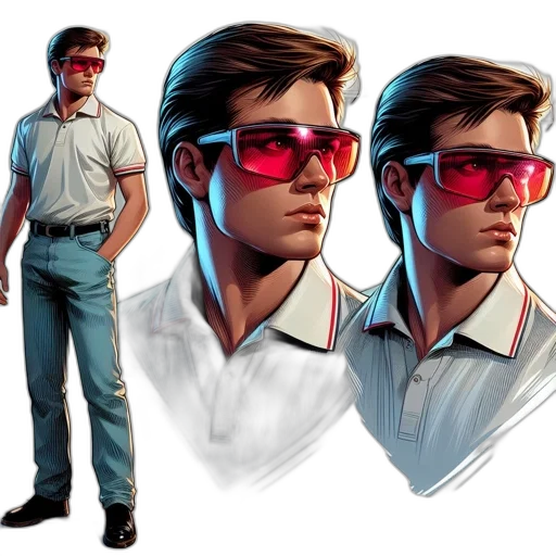 concept art, comic book art, 3d render, cartoon transparent PNG cut-out