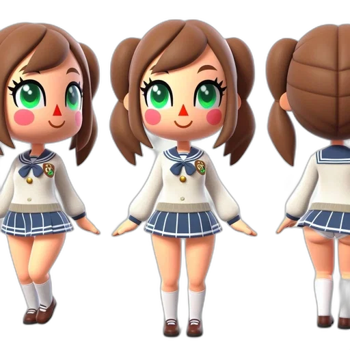 3d render, concept art, anime, pixel art transparent PNG cut-out