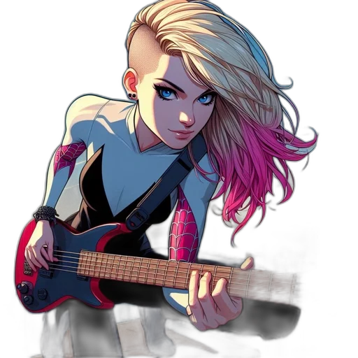 comic book art, cartoon, concept art, pixel art transparent PNG cut-out