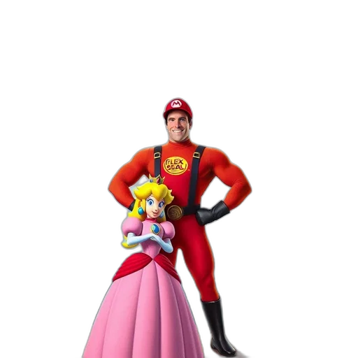 dress, crown, robot, flower transparent PNG cut-out