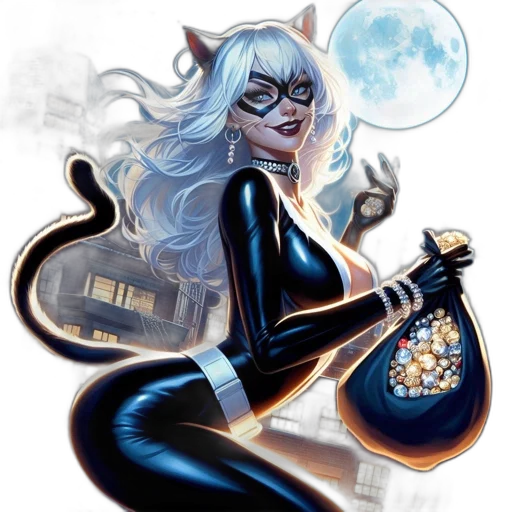 comic book art, concept art, fantasy art, cartoon transparent PNG cut-out