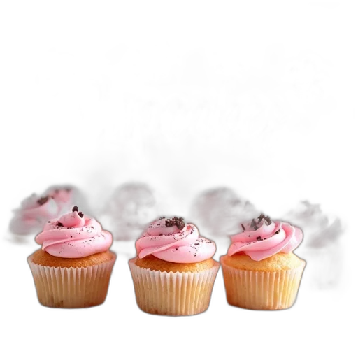 food, photorealistic, 3d render, pastel transparent PNG cut-out