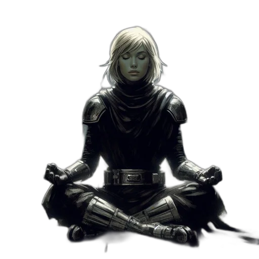 sword, staff, mask, robot transparent PNG cut-out