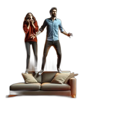 furniture, 3d render, concept art, photorealistic transparent PNG cut-out