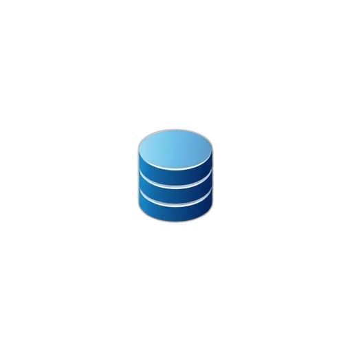 blue, stylized, illustration, database transparent PNG cut-out
