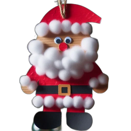 staff, 3d render, elaborate, santa transparent PNG cut-out