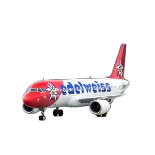 3d render, red, white, edelweiss transparent PNG cut-out
