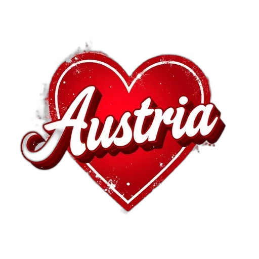 stylized, graphic, featuring, red transparent PNG cut-out