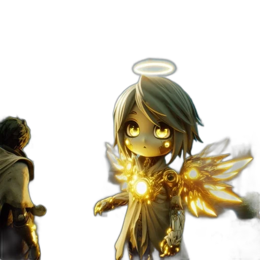 concept art, fantasy art, pixel art, 3d render transparent PNG cut-out