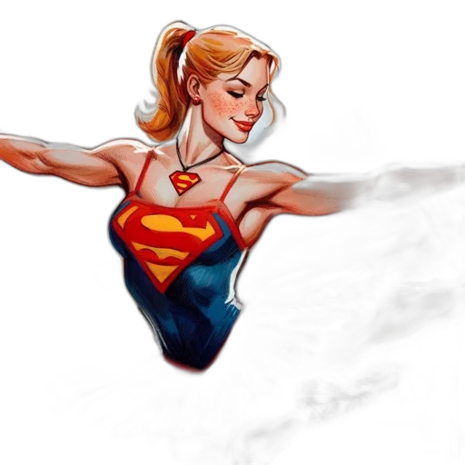 comic book art, concept art, cartoon, fantasy art transparent PNG cut-out