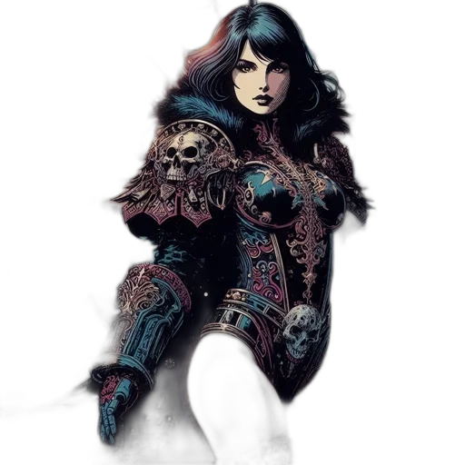 jacket, fantasy art, concept art, comic book art transparent PNG cut-out