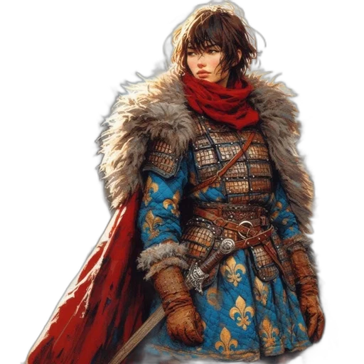 sword, jacket, weapon, staff transparent PNG cut-out