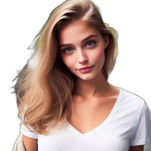 hair, face, dress, crown transparent PNG cut-out