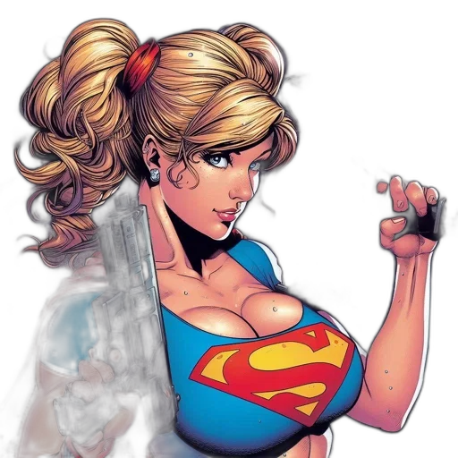 comic book art, concept art, cartoon, fantasy art transparent PNG cut-out