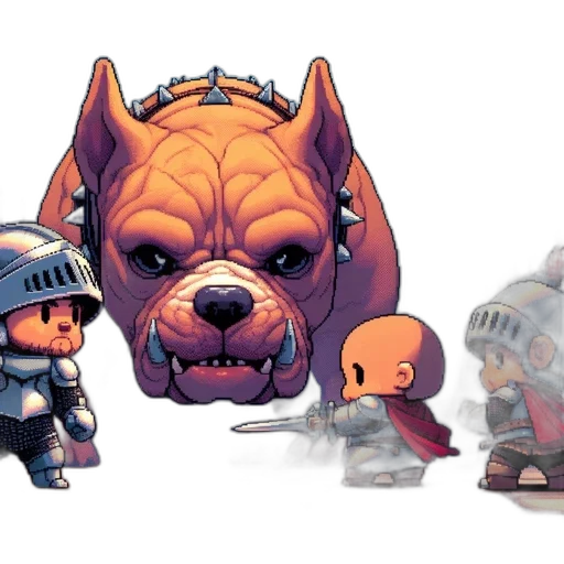 concept art, pixel art, fantasy art, comic book art transparent PNG cut-out