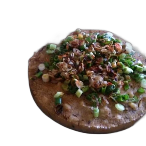 food, pizza, green, onions transparent PNG cut-out