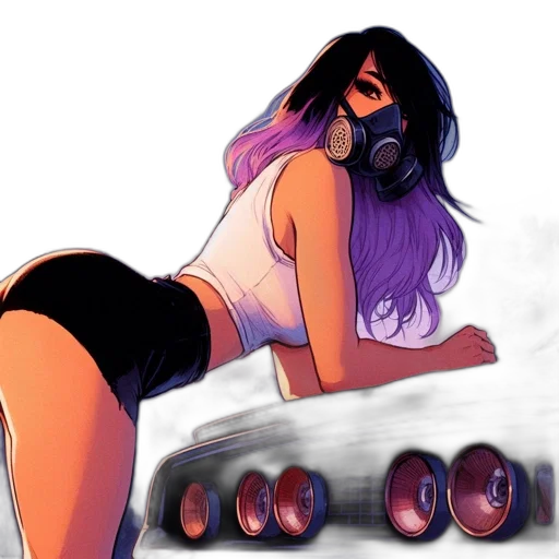 car, weapon, concept art, comic book art transparent PNG cut-out