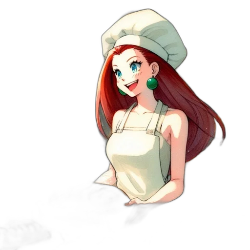 staff, dress, hat, jewelry transparent PNG cut-out