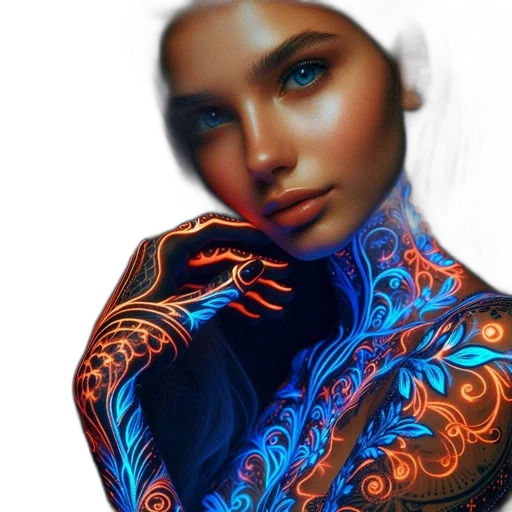 jewelry, dress, face, robot transparent PNG cut-out