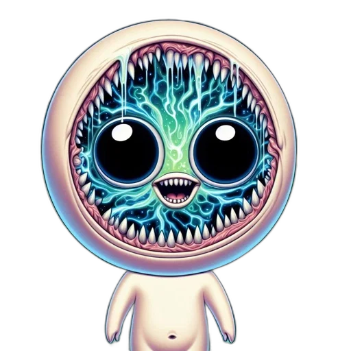 creature, mask, robot, face transparent PNG cut-out