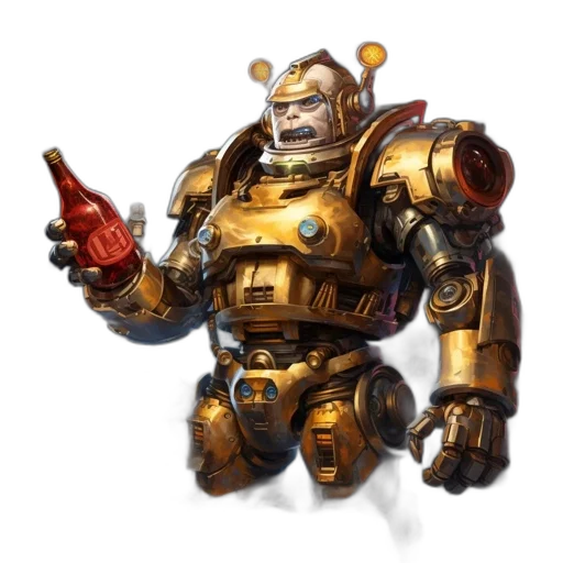 robot, weapon, staff, concept art transparent PNG cut-out