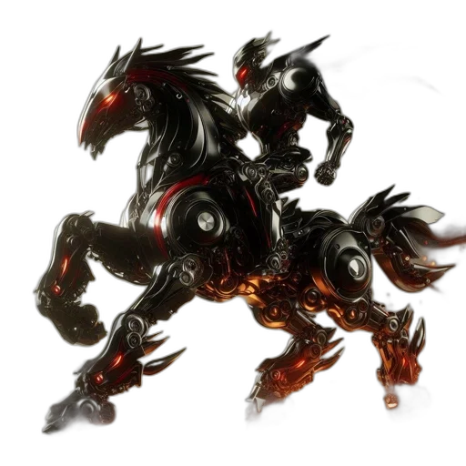 dragon, robot, weapon, creature transparent PNG cut-out
