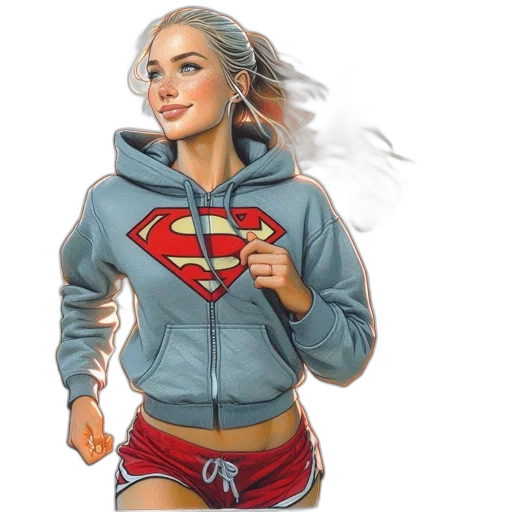 jacket, comic book art, concept art, fantasy art transparent PNG cut-out