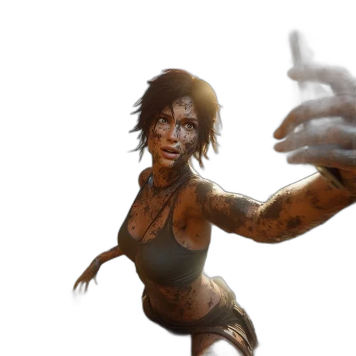 concept art, fantasy art, comic book art, photorealistic transparent PNG cut-out
