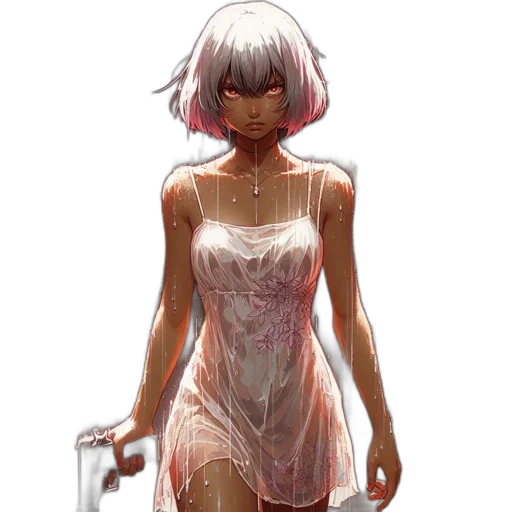 dress, robot, creature, weapon transparent PNG cut-out