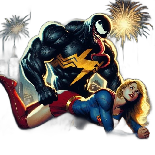 comic book art, concept art, cartoon, fantasy art transparent PNG cut-out
