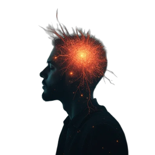crown, hair, face, robot transparent PNG cut-out