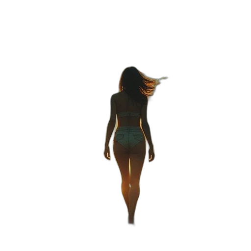 dress, hair, creature, animal transparent PNG cut-out
