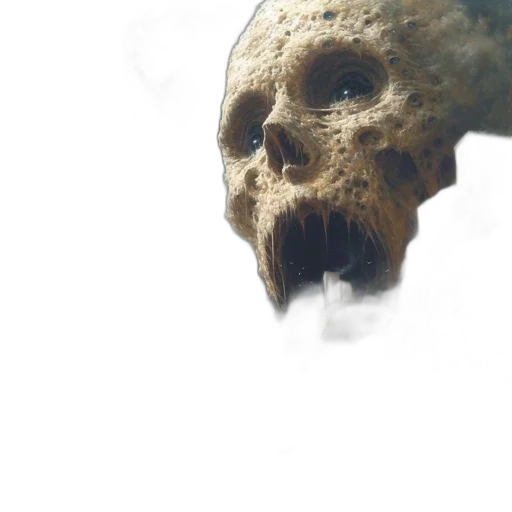 mask, face, creature, weapon transparent PNG cut-out