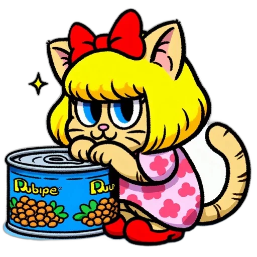 food, animal, cartoon, pixel art transparent PNG cut-out