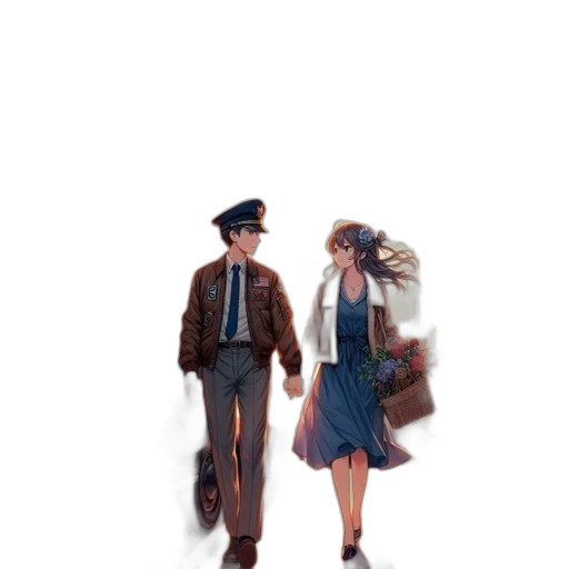 hat, jacket, umbrella, dress transparent PNG cut-out