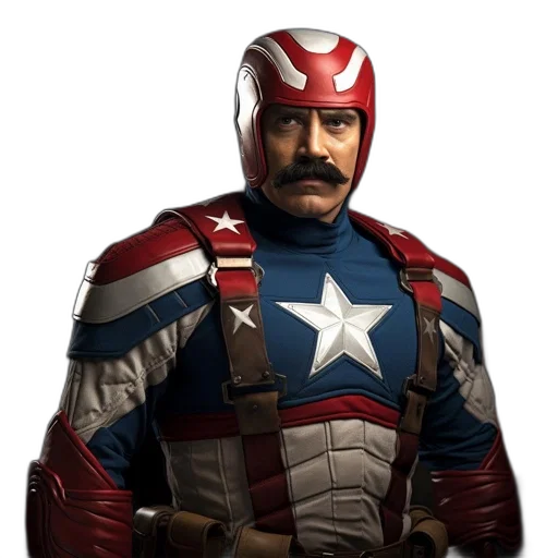mask, comic book art, concept art, 3d render transparent PNG cut-out