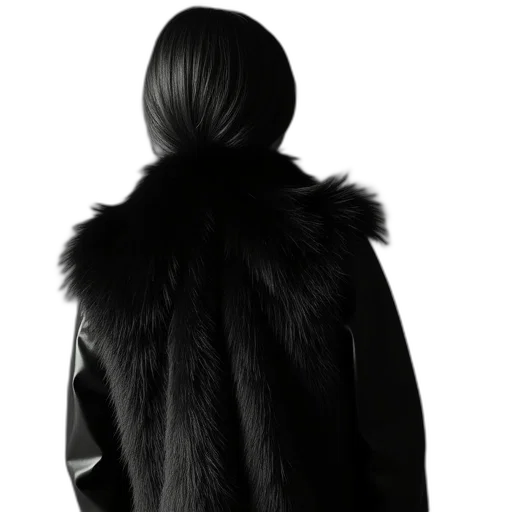 jacket, dress, hair, jewelry transparent PNG cut-out