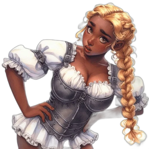 dress, fantasy art, concept art, pixel art transparent PNG cut-out