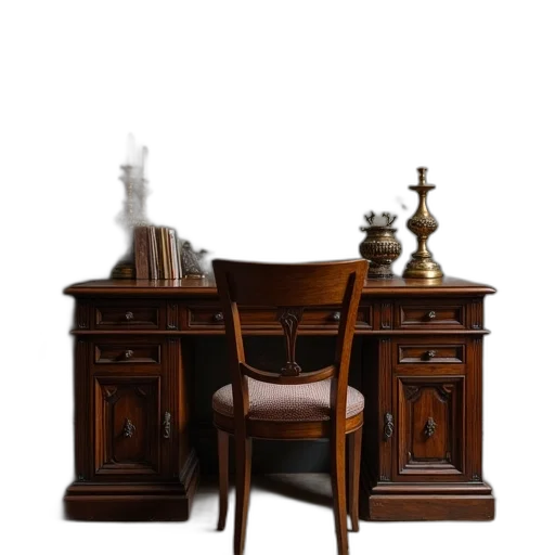 furniture, staff, 3d render, photorealistic transparent PNG cut-out