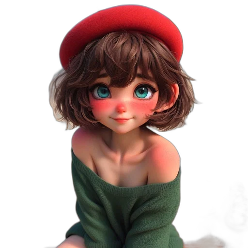 hat, face, dress, robot transparent PNG cut-out