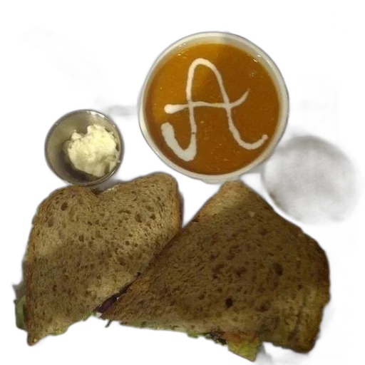 food, sandwich, cup, soup transparent PNG cut-out