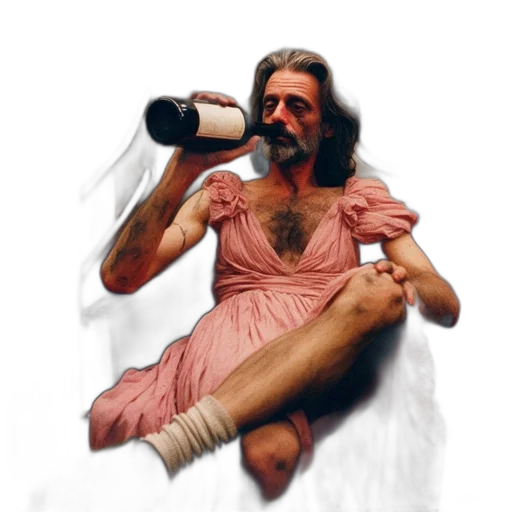 bottle, dress, shoes, weapon transparent PNG cut-out