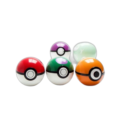3d render, collection, different, colored transparent PNG cut-out