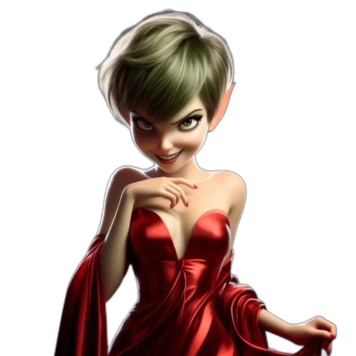 dress, concept art, comic book art, cartoon transparent PNG cut-out
