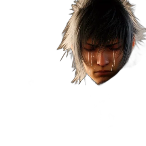 face, mask, hair, creature transparent PNG cut-out